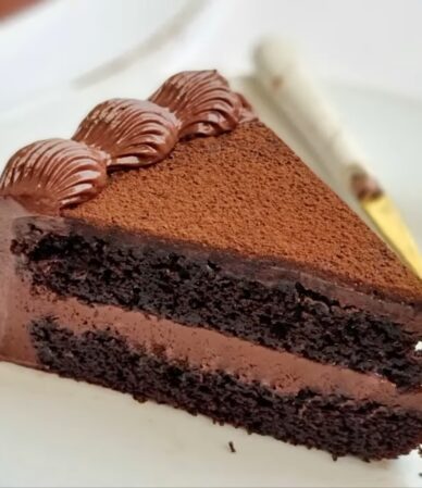 کیک شکلاتی دبل چاکلت