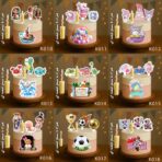 تاپر تصویر کیک رنگی و ضدآب تولیدی بانیکو +هدیه (آلبوم۲)