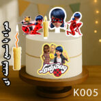 تاپر تصویر روی کیک کارتونی کفشدوزکی