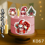 تاپر تصویر کیک کریسمس بانیکو