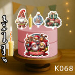 تاپر تصویر کیک کریسمس بانیکو