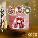 تاپر تصویر کیک کریسمس بانیکو