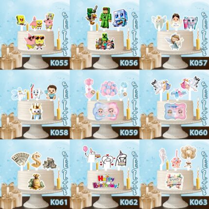 تاپر کیک رنگی بانیکو