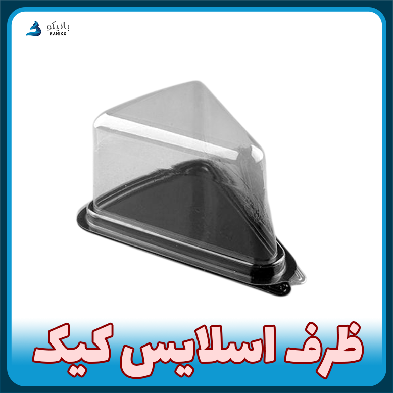 ظرف یکبار مصرف اسلایس کیک ظرف یکبار مصرف اسلایس (۱۰ تایی و کارتنی) - Image 1